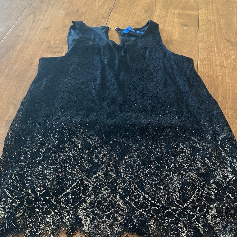 Black Lace Sleeveless tank top